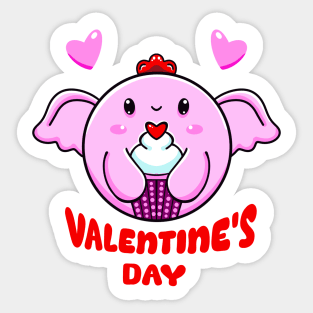 Pegasus Pachyderms: Valentine Delights Sticker